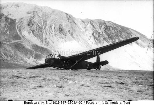 Gran Sasso, Lastensegler DFS 230 C-1