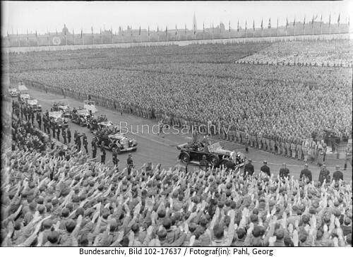 Berlin, Maikundgebung, Ankunft Adolf Hitler