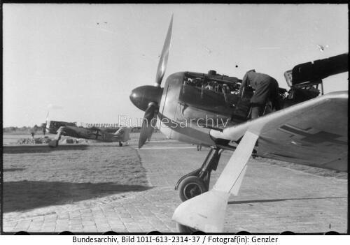 Im Westen, Flugzeuge Fw 190