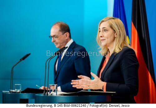BM Nina Warken: Pressekonferenz zur Reform des Rechts der Nachrichtendienste 2026