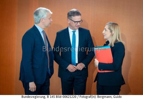 BM Nina Warken, BM Carsten Linnemann und BM Steffen Bilger 2026