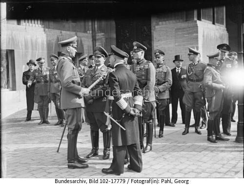 Berlin, Militärjubiläum Werner v. Blomberg