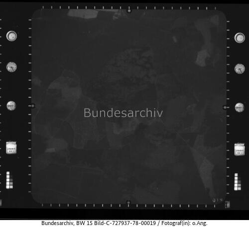 Wald bei Biesow, Luftbild