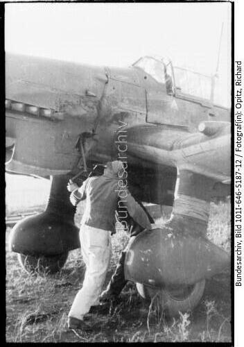 Russland, Flugzeug Ju 87
