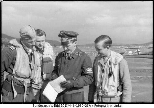 Kreta, Besprechung von Piloten des JG 27
