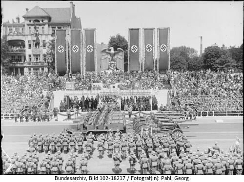 Berlin, Geburtstag Adolf Hitler, Parade