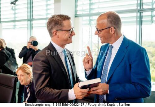 Bundeskanzler Friedrich Merz und BM Carsten Linnemann 2026