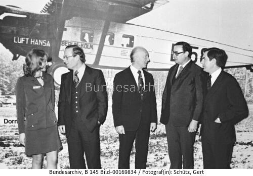Berlin, 50 Jahre Lufthansa, Feier
