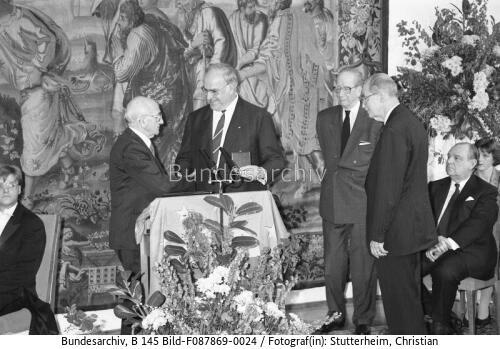 Bonn, Verleihung Coudenhove-Kalergi-Preis an Kohl
