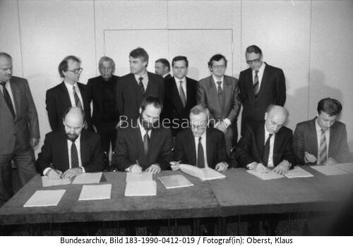Berlin, Unterzeichnung Koalitionsvereinbarungen