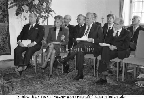 Bonn, Verleihung Coudenhove-Kalergi-Preis an Kohl