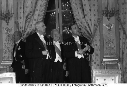 Paris, Bankett Einweihung Deutsche Botschaft