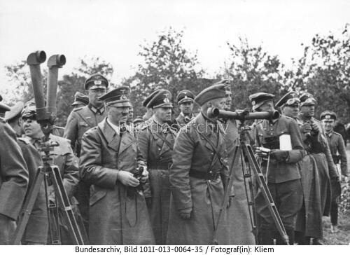 Polen, Bormann, Hitler, Rommel, v. Reichenau