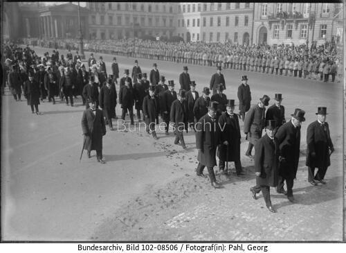 Berlin, Trauerzug für Gustav Stresemann