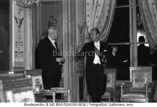 Paris, Bankett Einweihung Deutsche Botschaft