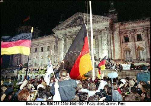 Berlin, Reichstagstag, Feier zur Wiedervereinigung
