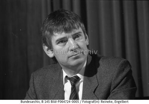 Bonn, Pressekonferenz der Grünen, Schily