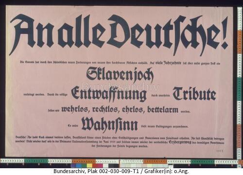 DNVP, Reparationen