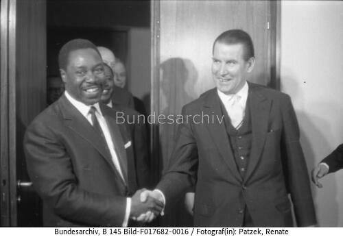 Bonn, AA, Schröder mit Außenminister von Guinea