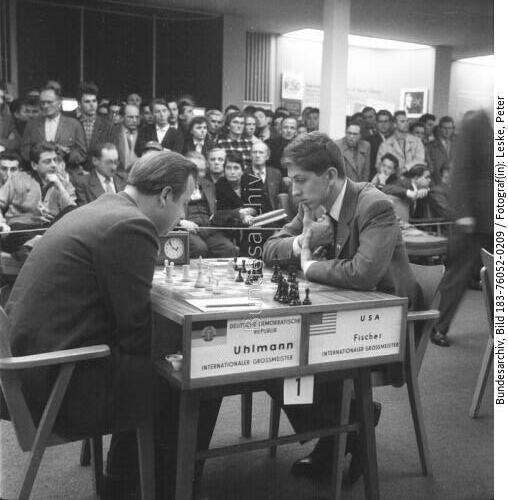 Leipzig, Schacholympiade, Uhlmann, Bobby Fischer