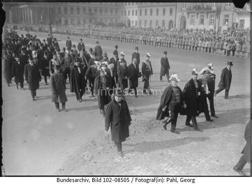 Berlin, Trauerzug für Gustav Stresemann