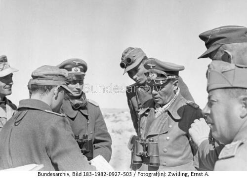 Bei El Agheila, Rommel bei italienischer Division