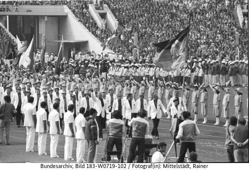 Moskau, XXII. Olympiade, Eröffnung