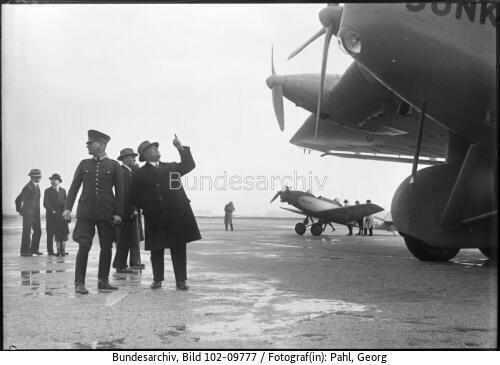 Berlin-Tempelhof, Flugzeuge Junkers G 38 und A 50
