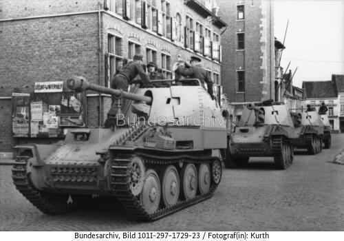 Belgien, Eeklo, Panzerjäger "Marder III"