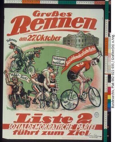 Landtagswahl Baden, SPD-Wahlplakat