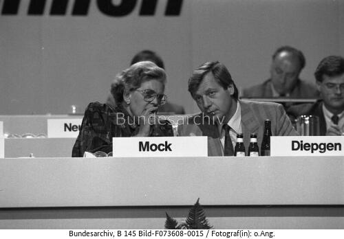Mainz, CDU-Bundesparteitag, Laurien, Diepgen