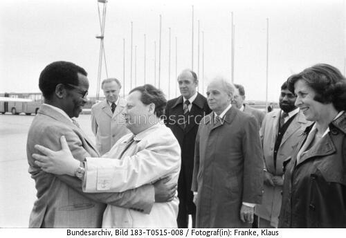 Berlin, Besuch ANC-Delegation, Axen, Tambo