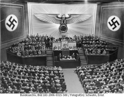 Berlin, Reichstagssitzung