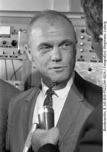 Bochum, Sternwarte, Besuch John Glenn