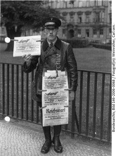 Zeitungsverkäufer