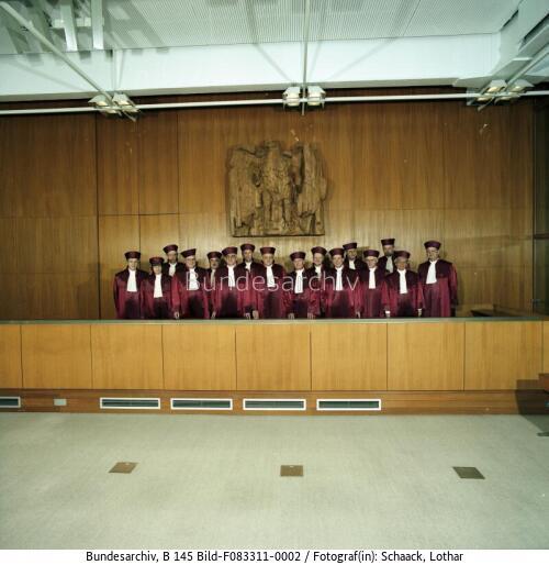 Karlsruhe, BVerfG, I. und II. Senat