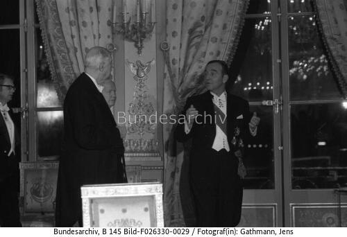Paris, Bankett Einweihung Deutsche Botschaft