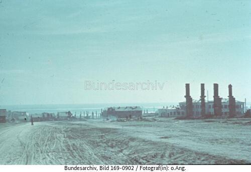 Russland, Stalingrad-Süd, Ruinen