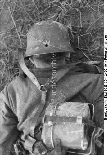 Russland, toter deutscher Soldat