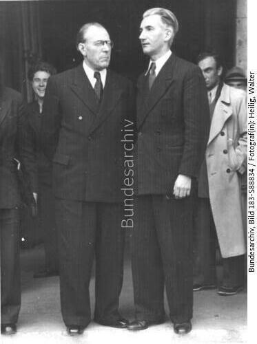 Berlin, Otto Grotewohl und Paul Wandel