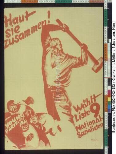 Reichstagswahl, NSDAP-Wahlplakat