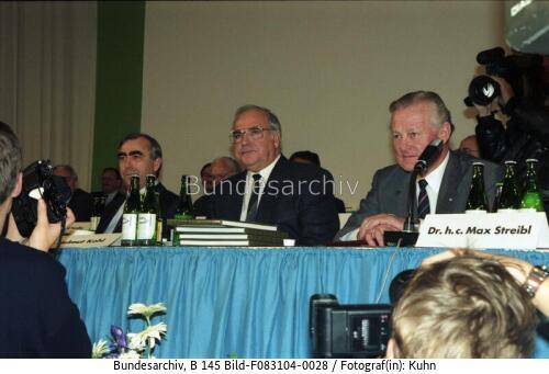 München, CSU-Parteitag, Kohl, Streibl