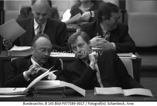 Bonn, Bundesrat, Sitzung, Scholz, Diepgen