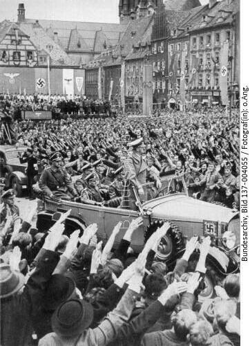 Sudetenland, Besetzung, Eger, Besuch Adolf Hitler