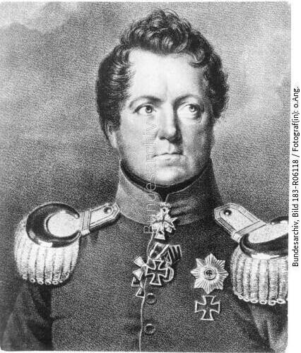 August Graf Neidhardt v. Gneisenau (Zeichnung)