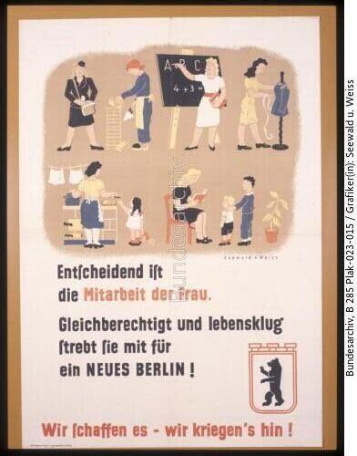 Berlin, Aufruf zum Wiederaufbau