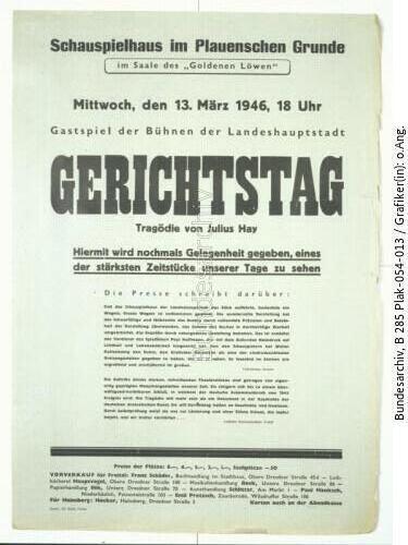Freital, Theateraufführung