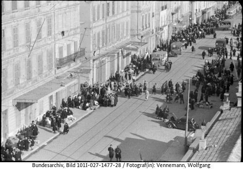 Marseille, Hafenviertel, Deportation von Juden