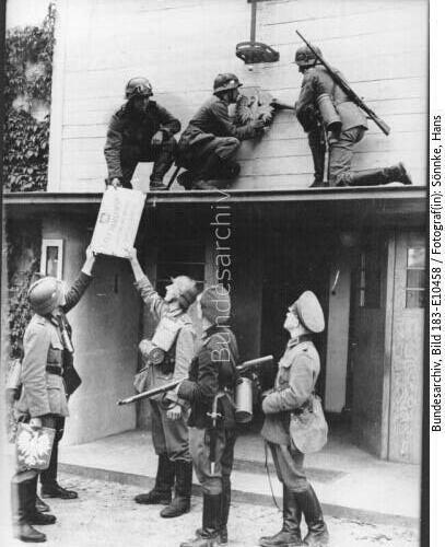 Polen, Zollstation, deutsche Soldaten