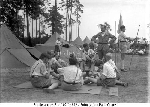 Berlin-Grunewald, Zeltlager der bündischen Jugend